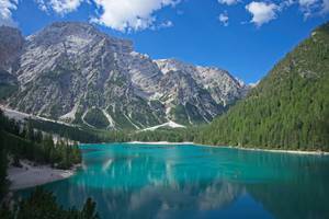 Lago di Sorapis - milchig türkiser Bergsee Dolomiten