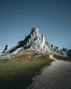 Passo Giau - Bergpass Serpentinen Dolomiten
