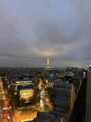 Aussicht über Paris - Panorama der Dächer und Boulevards