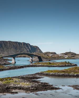 Fredvang Bridges - die geschwungenen Brücken von Fredvang, Lofoten