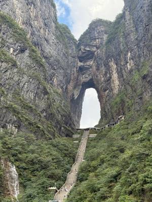Tianmen Mountain – Glasskywalk Aussicht