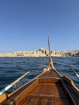 Überfahrt nach Valletta mit dem traditionellen Holzboot, Malta