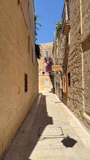 Stille Gassen in Mdina, Malta