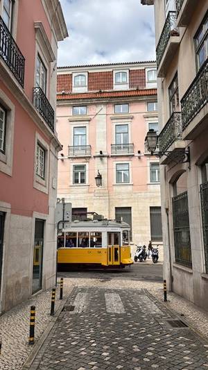 Lissabon - Abend am Tejo