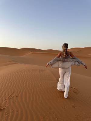 Sandboarding Sahara Merzouga Marokko
