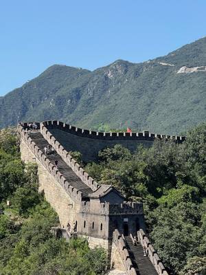 Chinesische Mauer - Weg entlang der Zinnen