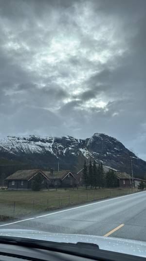 Eidfjord - Fahrt durch Norwegen