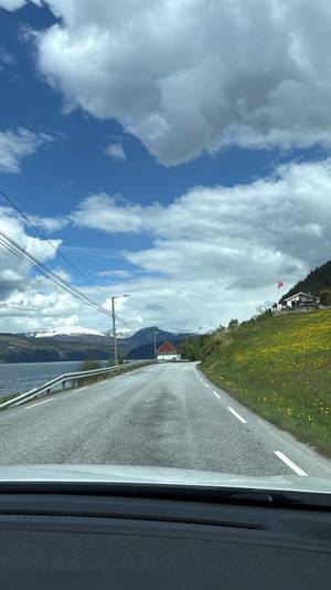Lovatnet - Bergspiegelung Norwegen
