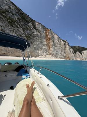 Kefalonia - Bootsausflug entlang weißer Klippen und türkisem Wasser