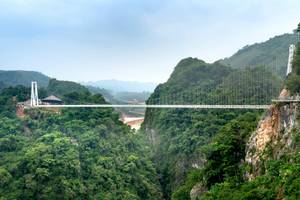 Zhangjiajie Grand Canyon - Schlucht und Glasbrücke