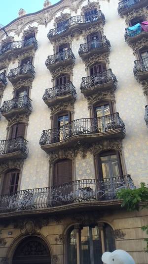 Modernismus Gebäude Barcelona